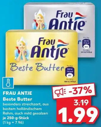 Kaufland Frau Antje Beste Butter 250 g Stück Angebot