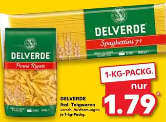 Kaufland Delverde Ital. Teigwaren 1 kg Packg. Angebot