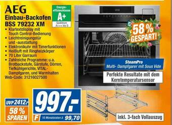 expert Octomedia Aeg Einbau-backofen Bss 79232 Xm Angebot