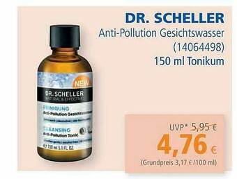 Apotal Dr Scheller Anti-pollution Gesichtswasser Angebot