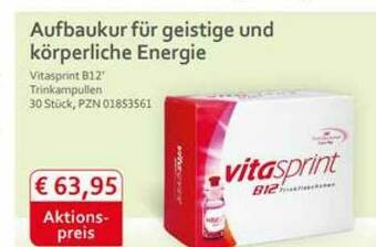 Pascal Apotheke Vitasprint V12 Aufbaukur Fur Geistige Und Körperliche Energie Angebot