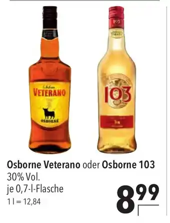 CITTI Markt Osborne Veterano o. Osborne 103 700ml Angebot