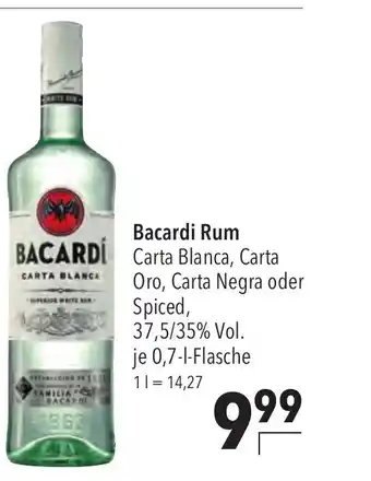 CITTI Markt Bacardi Rum 700 ml Angebot