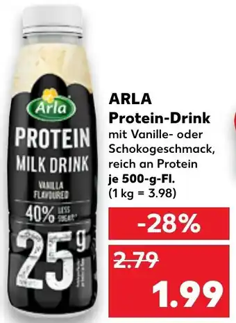 Kaufland Arla Protein Drink 500 g Fl. Angebot