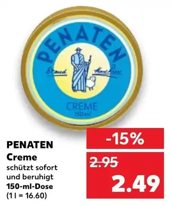 Kaufland Penaten Creme 150 ml Dose Angebot