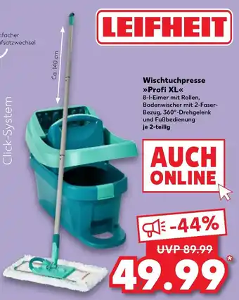 Kaufland Leifheit Wischtuchpresse Profi XL 2-teilig Angebot