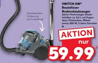 Kaufland Switch On Beutelloser Bodenstaubsauger Angebot