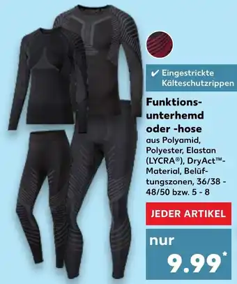 Kaufland Funktions Unterhemd oder hose Angebot