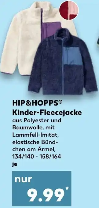 Kaufland Hip&Hopps Kinder Fleecejacke Angebot