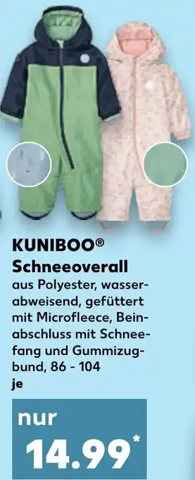 Kaufland Kuniboo Schneeoverall Angebot