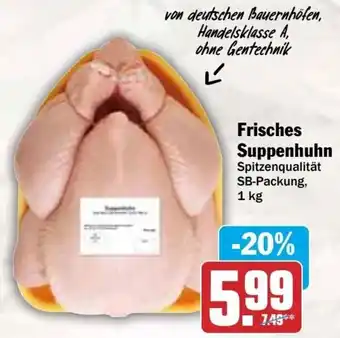 HIT Ullrich Frisches Suppenhuhn 1 kg Angebot