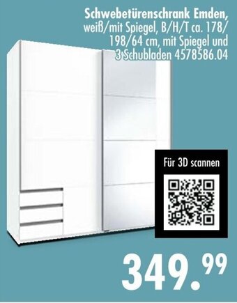 Möbel Boss Schwebetürenschrank Emden Angebot