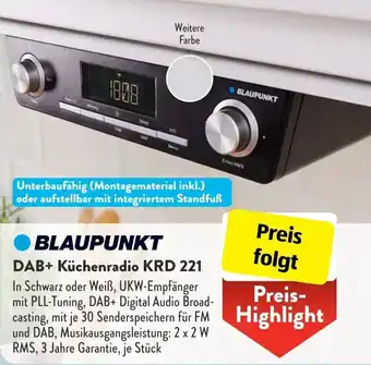 Aldi Süd Blaupunkt DAB+Küchenradio KRD 221 Angebot