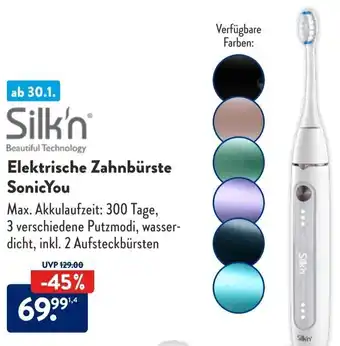 Aldi Süd Silk'n Elektrische Zahnbürste SonicYou Angebot