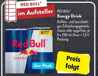 Aldi Süd Red Bull Energy Drink 6 x 250 ml Dose Angebot