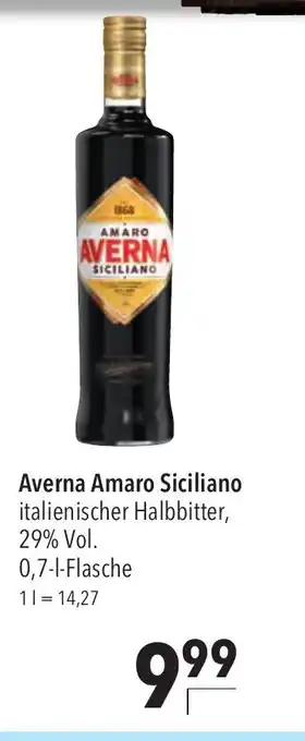 CITTI Markt Averna Amaro Siciliano 700ml Angebot