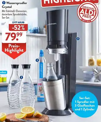 Aldi Süd Sodastream Wassersprudler Crystal Angebot