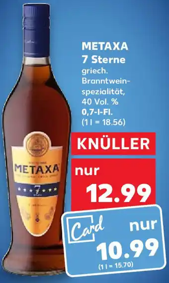 Kaufland Metaxa 7 Sterne 0,7 L-Fl. Angebot