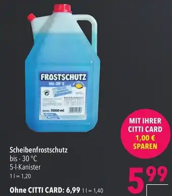 CITTI Markt Scheibenfrostschutz 5L Angebot