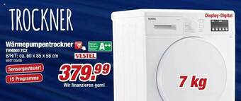 Poco Vestel Wärmepumpentrockner Tvh0017c2 Angebot