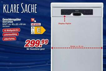 Poco Vestel Geschirrspüler Sv4y15f6se Angebot