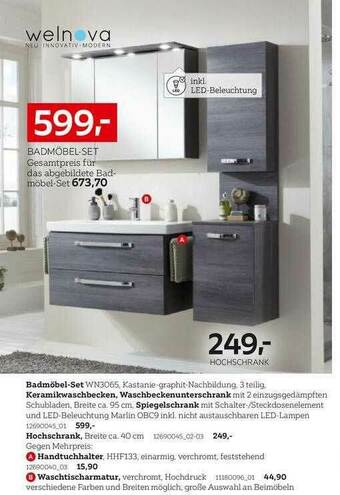 XXXLutz Welnova Badmobel-set Angebot