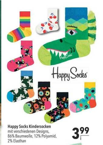 CITTI Markt Happy Socks Kindersocken Angebot