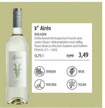 Superbiomarkt Airén Bioladen Angebot