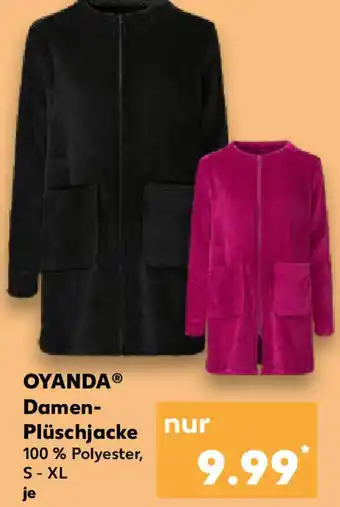 Kaufland Oyanda Damen Plüschjacke Angebot