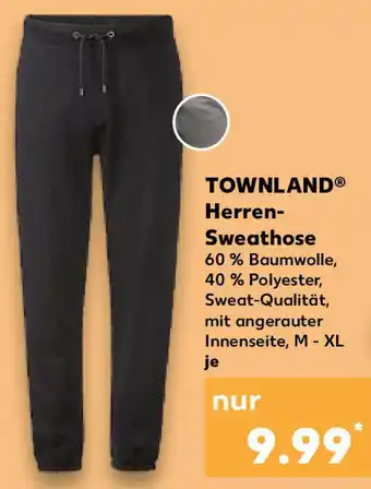 Kaufland Townland Herren Sweathose Angebot