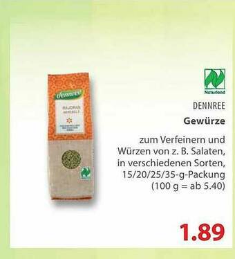 basic Dennree Gewürze Angebot