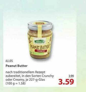 basic Allos Peanut Butter Angebot