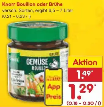 Netto Marken-Discount Knorr Bouillon oder Brühe Angebot