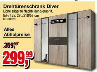 Möbelfundgrube Drehtürenschrank Diver Angebot