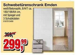 Möbelfundgrube Schwebetürenschrank Emden Angebot