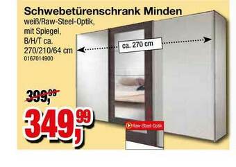 Möbelfundgrube Schwebetürenschrank Minden Angebot