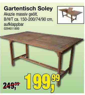 Möbelfundgrube Gartentisch Soley Angebot