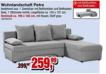 Möbelfundgrube Wohnlandschaft Petra Angebot