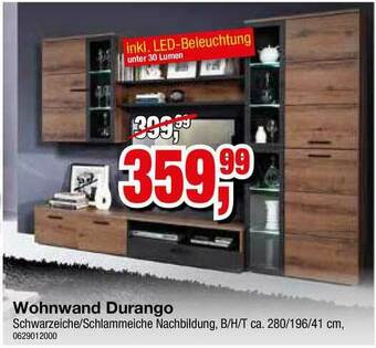 Möbelfundgrube Wohnwand Durango Angebot