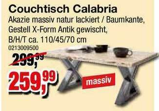 Möbelfundgrube Couchtisch Calabria Angebot