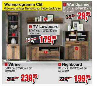 Möbelfundgrube Wohnprogramm Clif Angebot