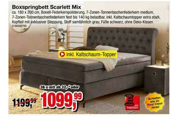 Möbelfundgrube Boxspringbett Scarlett Mix Angebot