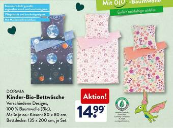 Aldi Süd Dormia Kinder-bio-bettwäsche Angebot