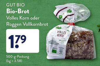 Aldi Süd Gut Bio Bio-brot Angebot