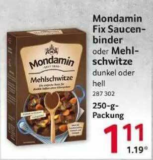 Selgros Mondamin Fix Saucenbinder Oder Mehlschwitze Angebot