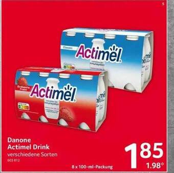 Selgros Danone Actimel Drink Angebot