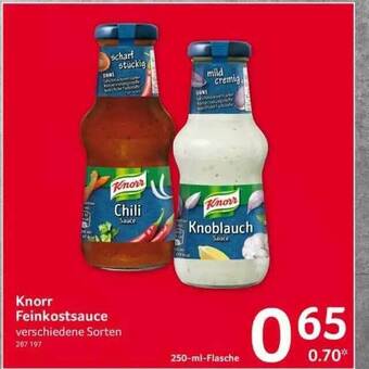 Selgros Knorr Feinkostsauce Angebot