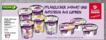 Selgros Made With Luve Lupinen Aufstrich Oder Lughurt Angebot