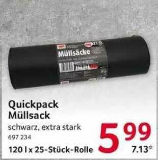 Selgros Quickpack Müllsack Angebot