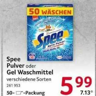 Selgros Spee Pulver Oder Gel Waschmittel Angebot